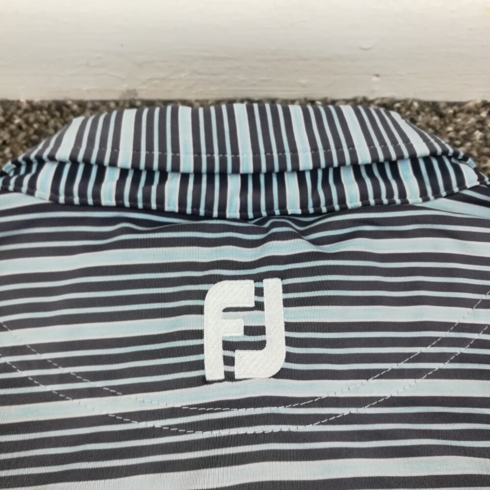 Kiawah Island Ocean Course Polo Shirt FootJoy Performance Striped Mens XL - Picture 7 of 11